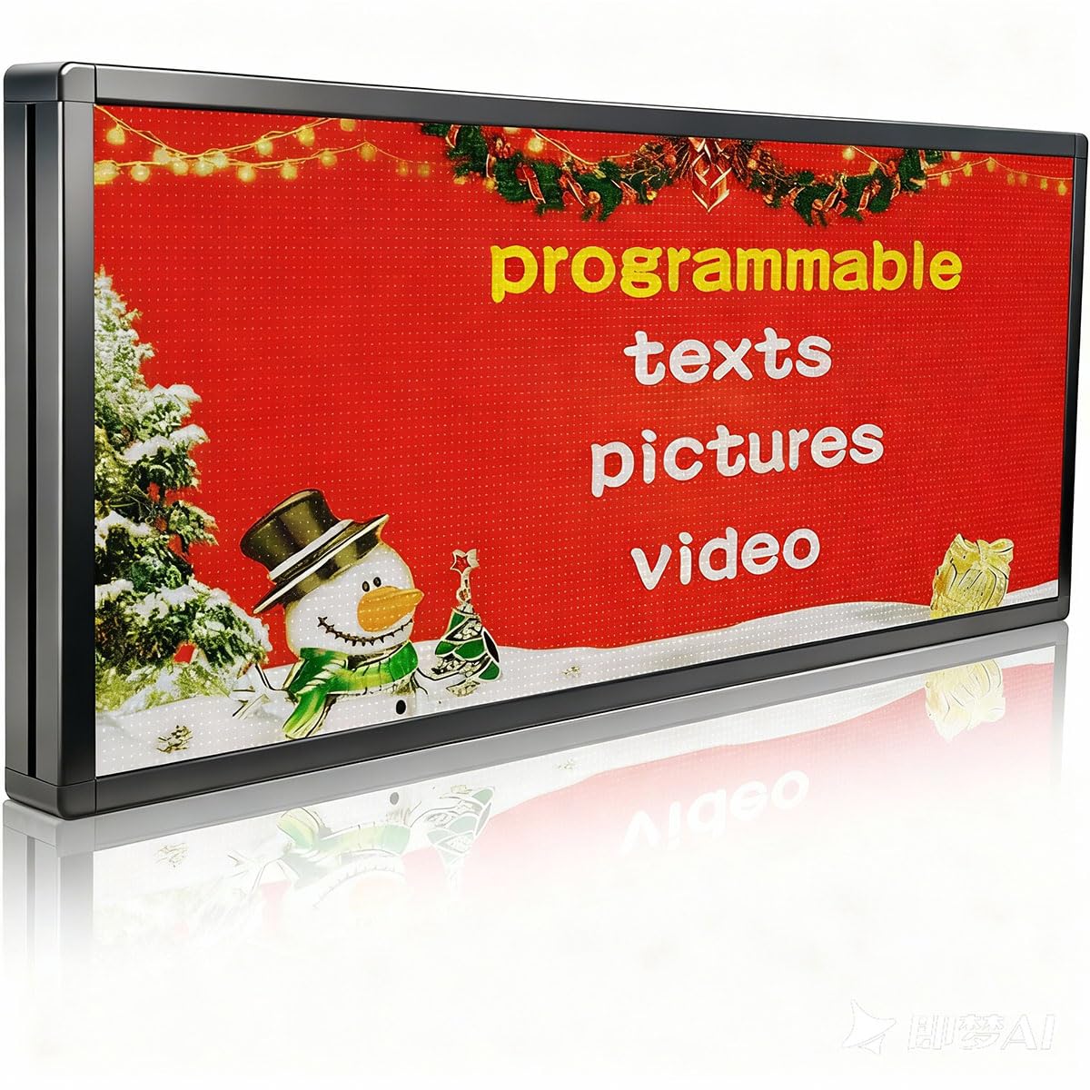 Sponsored Ad - P6 Programmable Scrolling Led Sign Custom Digital Signage Displays Outdoor For Business Wifi Control Open Matrix Panel Electronic Message Board Screen Advertising Ticker open Neon Sign 40"X17"