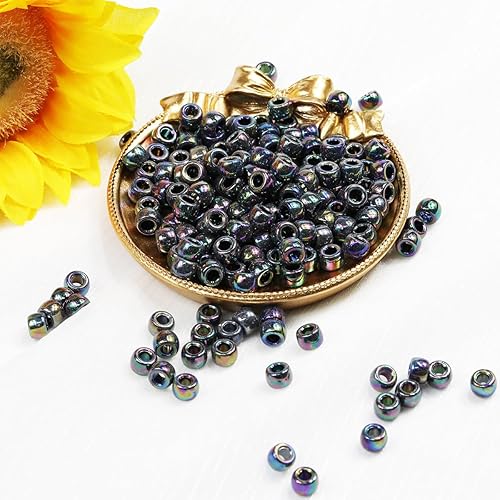 Miniatura 5 de 1000 cuentas doradas de poni de 0.236 x 0.325 pulgadas, cuentas para trenzas, cuentas para trenzas, cuentas para manualidades, cuentas de plástico,