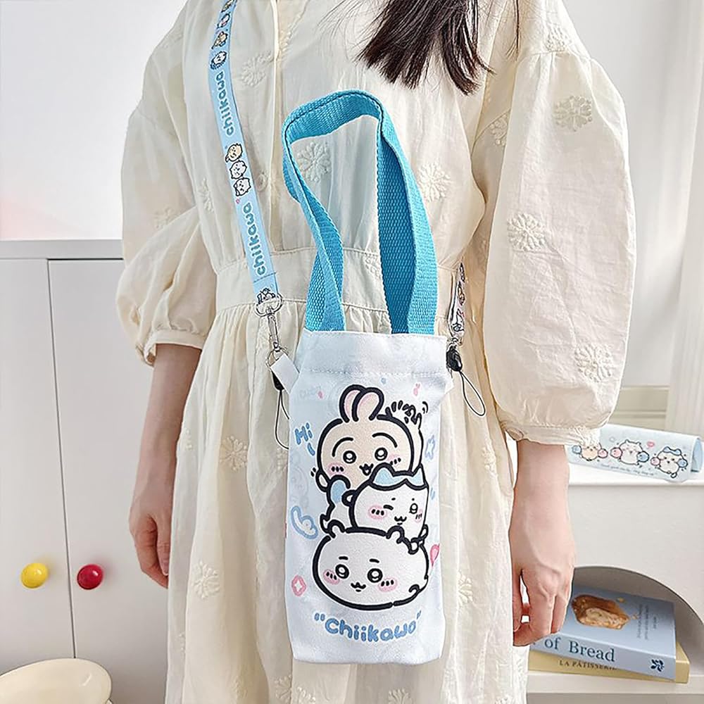 水筒、バック ちぃちゃん Amazon.co.jp: ちいかわ 水筒カバー 水筒ケース ボトルホルダー