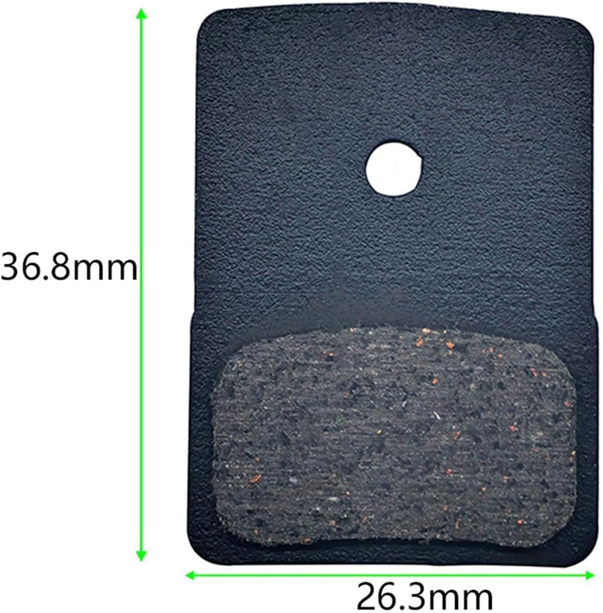 jojomis Bicycle Brake Pads with Cooling Fins, Oil Disc Brake Pad for Road Bike, Heat Dissipation & Noise-Free Performance, Replacement Cycling Brake Pad for Oil Brake Systems