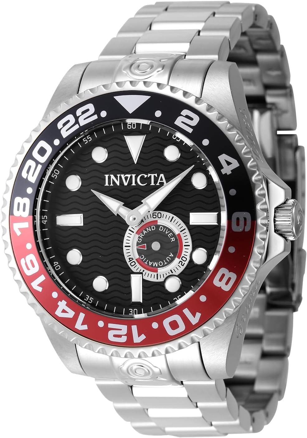 Invicta Pro Diver Men 47mm Stainless Steel Steel Black dial