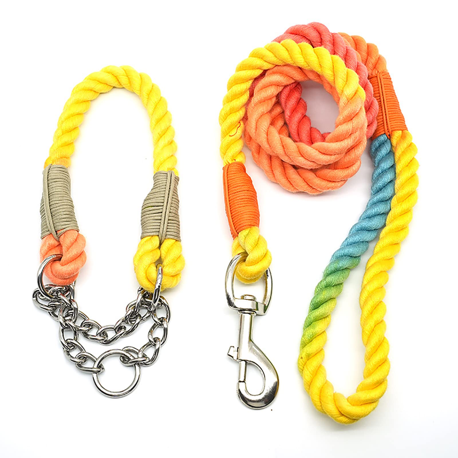 Generic Laisse pour Chien Longue pour Le Contrôle Laisses de Formation pour Grands Chiens Ou Chiens Moyens Corde de Formation Multifonctionnelle