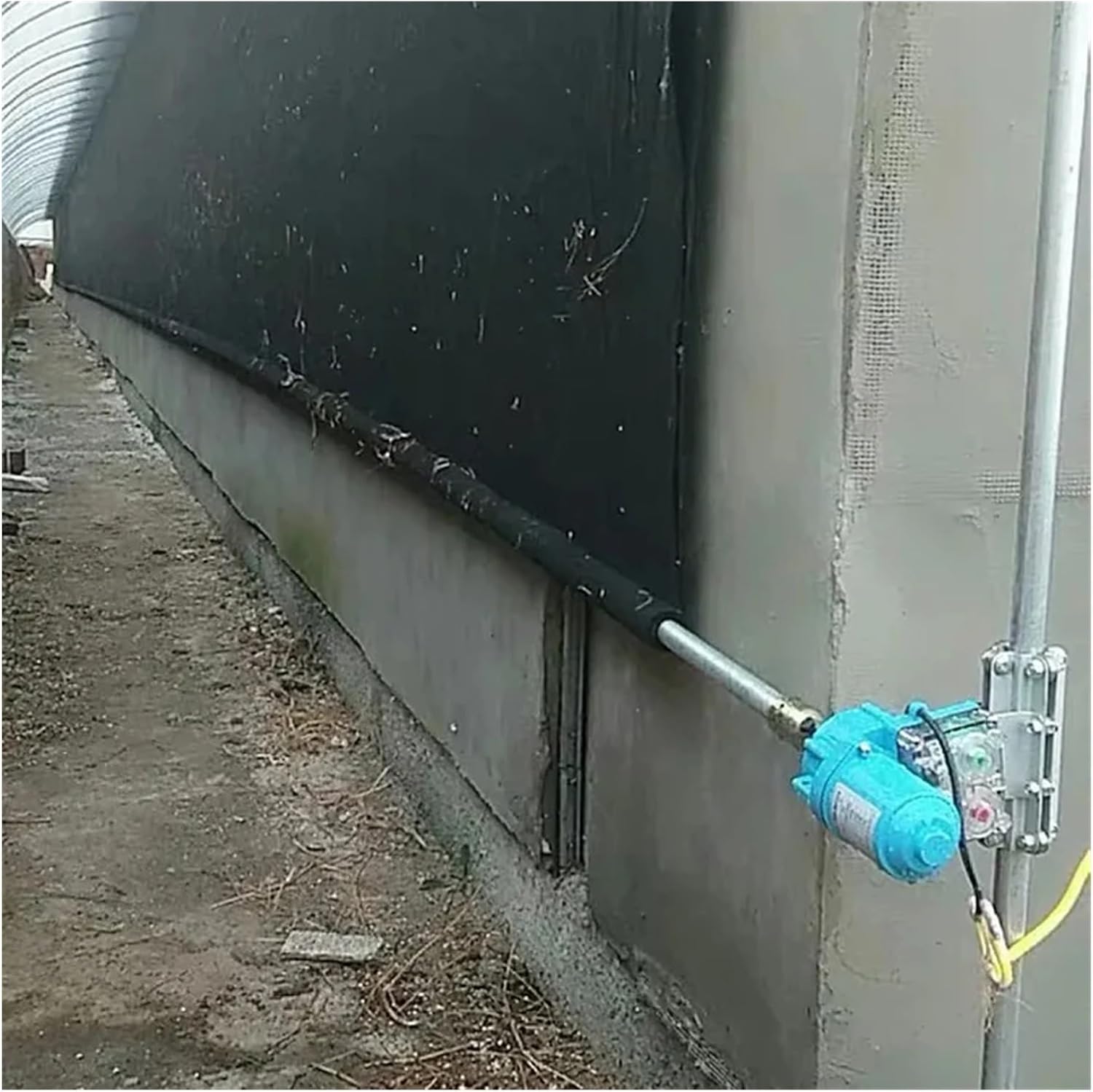 100W Rolled Electric Motor, Greenhouse Plastic Film, Wind Machine, Dc24V Ventilation Curtains,Practicality(Single motor)