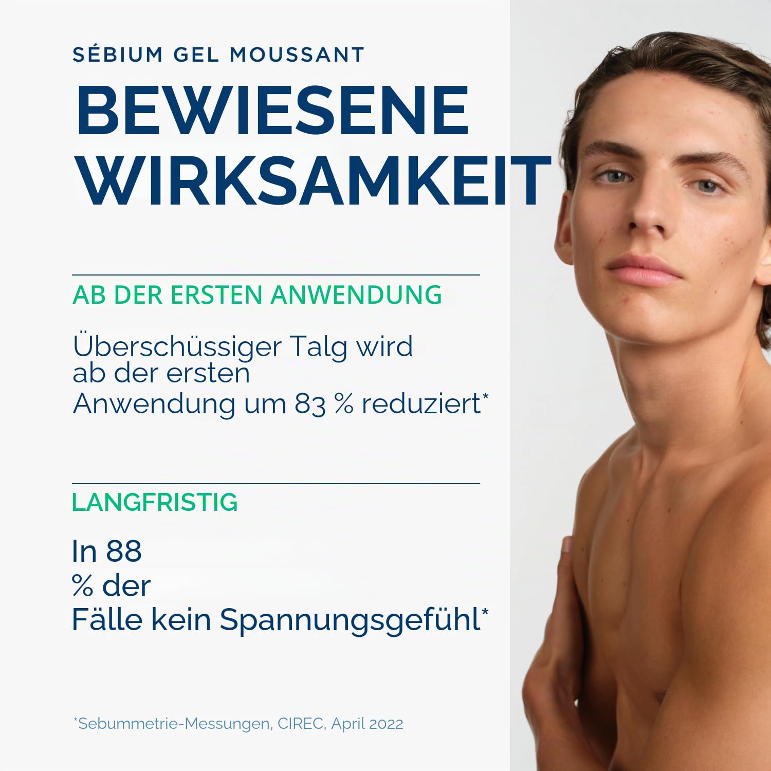 BIODERMA Sébium Gel Moussant - sanfte Reinigung - entfernt überschüssigen Talg und Unreinheiten - Mischhaut bis fettige Haut - von Dermatologen empfohlen - Pumpflasche 500 ml