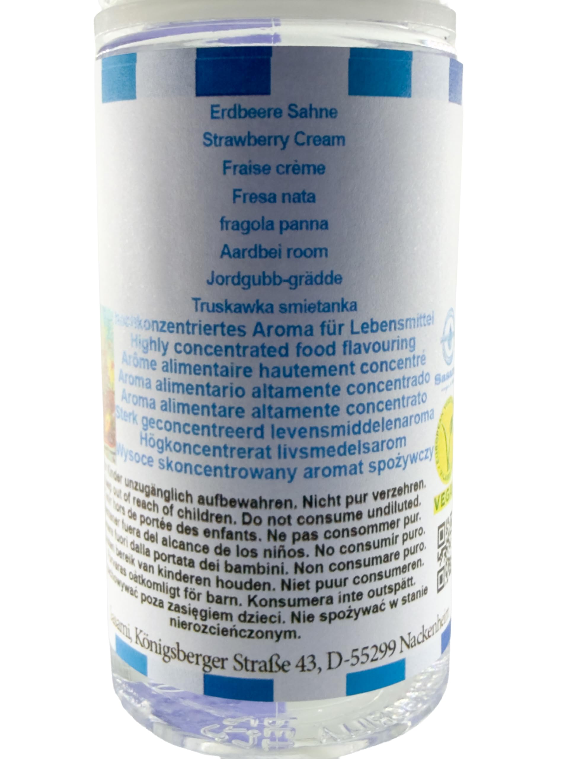 Fresa nata aroma concentrado - Vegano - Sasami - 100ml