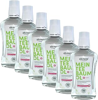 Alkmene Teebaumöl Mundspülung Vegan, 6er Pack, 500ml