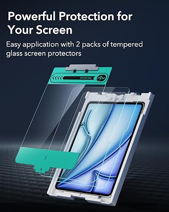 ESR 2 Pack Screen Protector for iPad Air 11 Inch M4/M3/M2