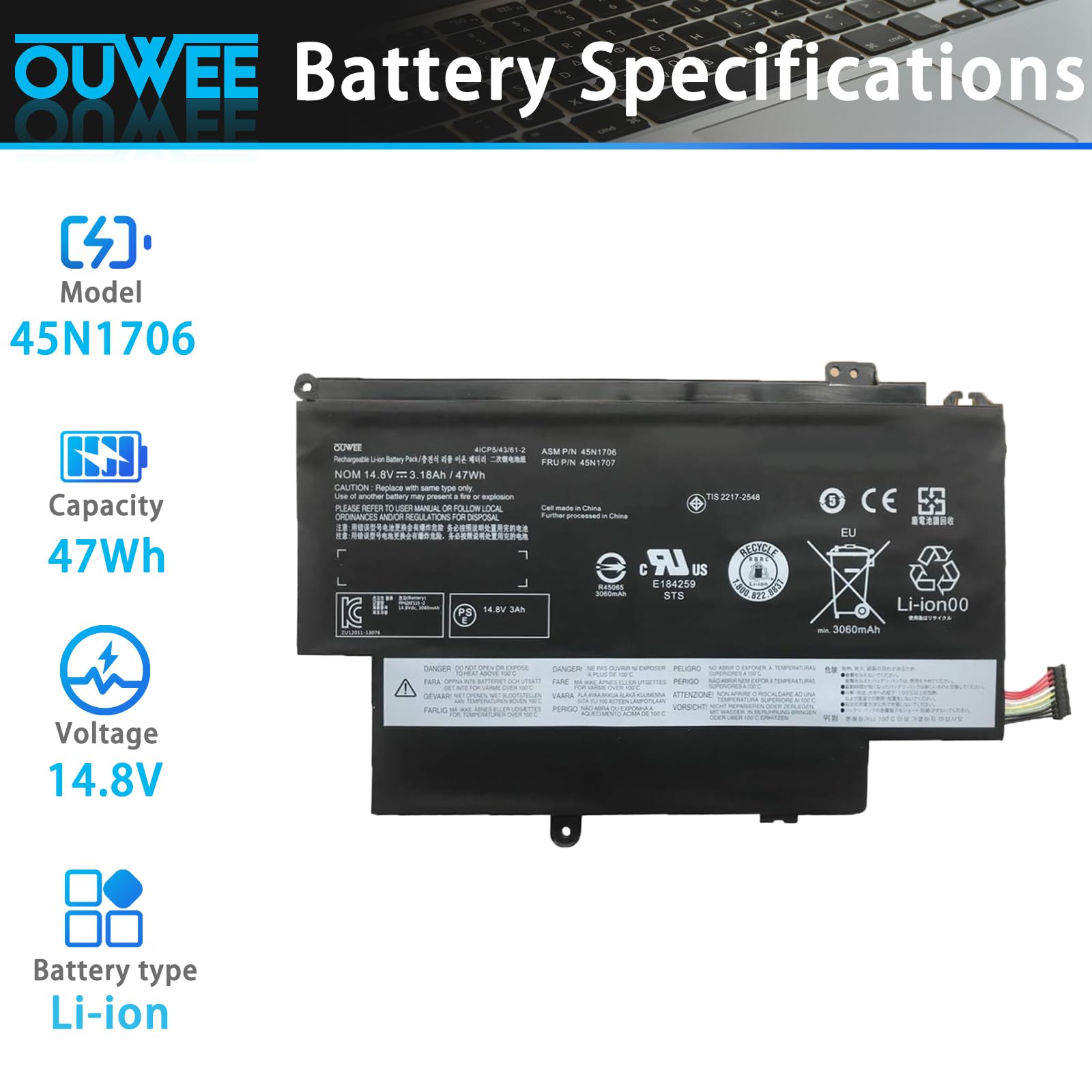 ThinkPad バッテリ　42T4621 Genuine OEM Lenovo ThinkPad Laptop Battery 42T4621 42T4623