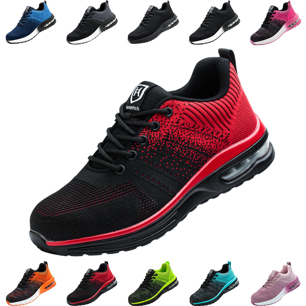Scarpe Antinfortunistiche Uomo Donna Scarpe da Lavoroleggere Alte Comode Scarpe Sicurezza