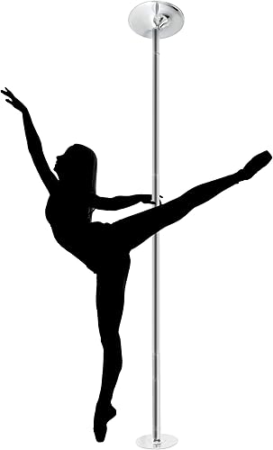 Miniatura 9 de Nouva Juego de bastón de baile profesional de 1.772 pulgadas, juego de bastón giratorio o estático, altura ajustable y extraíble para fitness,