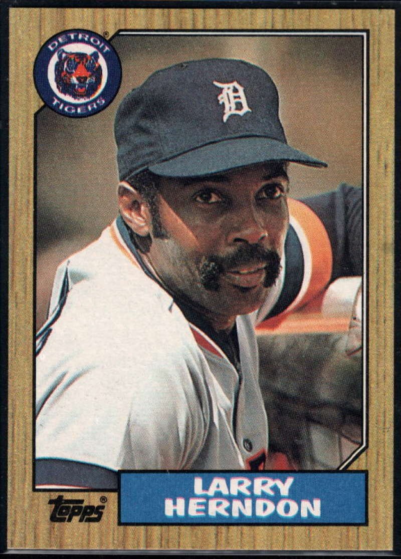 Amazon.com: 1987 Topps Baseball #298 Larry Herndon Detroit Tigers