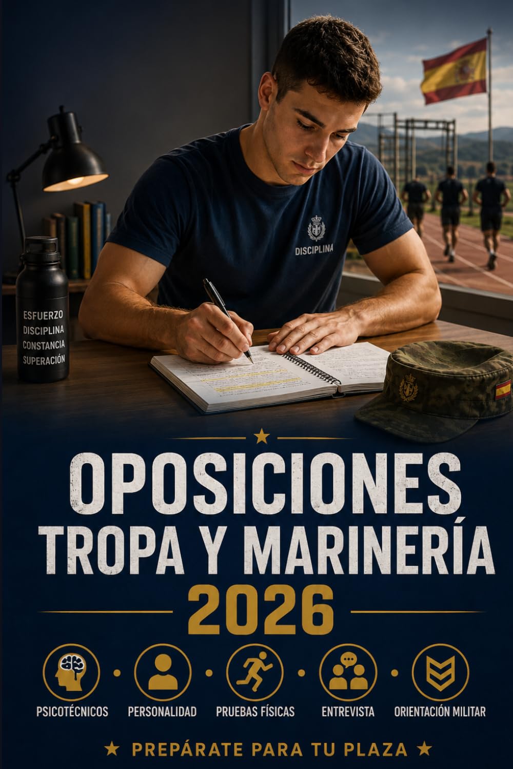 Oposiciones Tropa y Marinería 2026: Psicotécnicos, personalidad, orientación militar, pruebas físicas, entrevista personal y consejos para elegir plaza