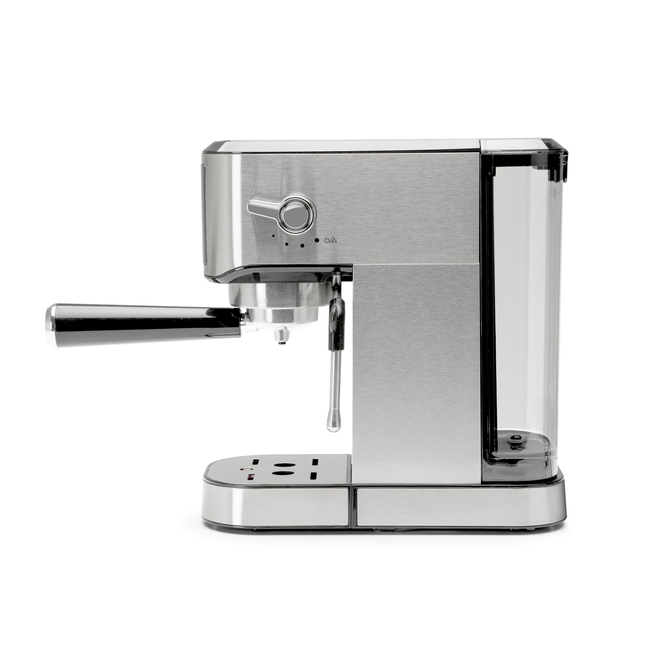 Orbegozo EX 7000 Cafetera espresso compacta 20 bares de presión, 1350W, panel táctil, depósito 1L, vaporizador inox, compatible con café molido y monodosis, sistema anti sobrecalentamiento