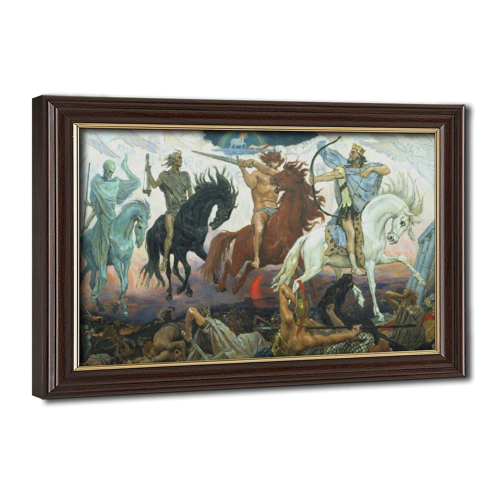 Tableau Viktor Vasnetsov Quatre cavaliers de l'Apocalypse 50x75cm décor bureau - 8