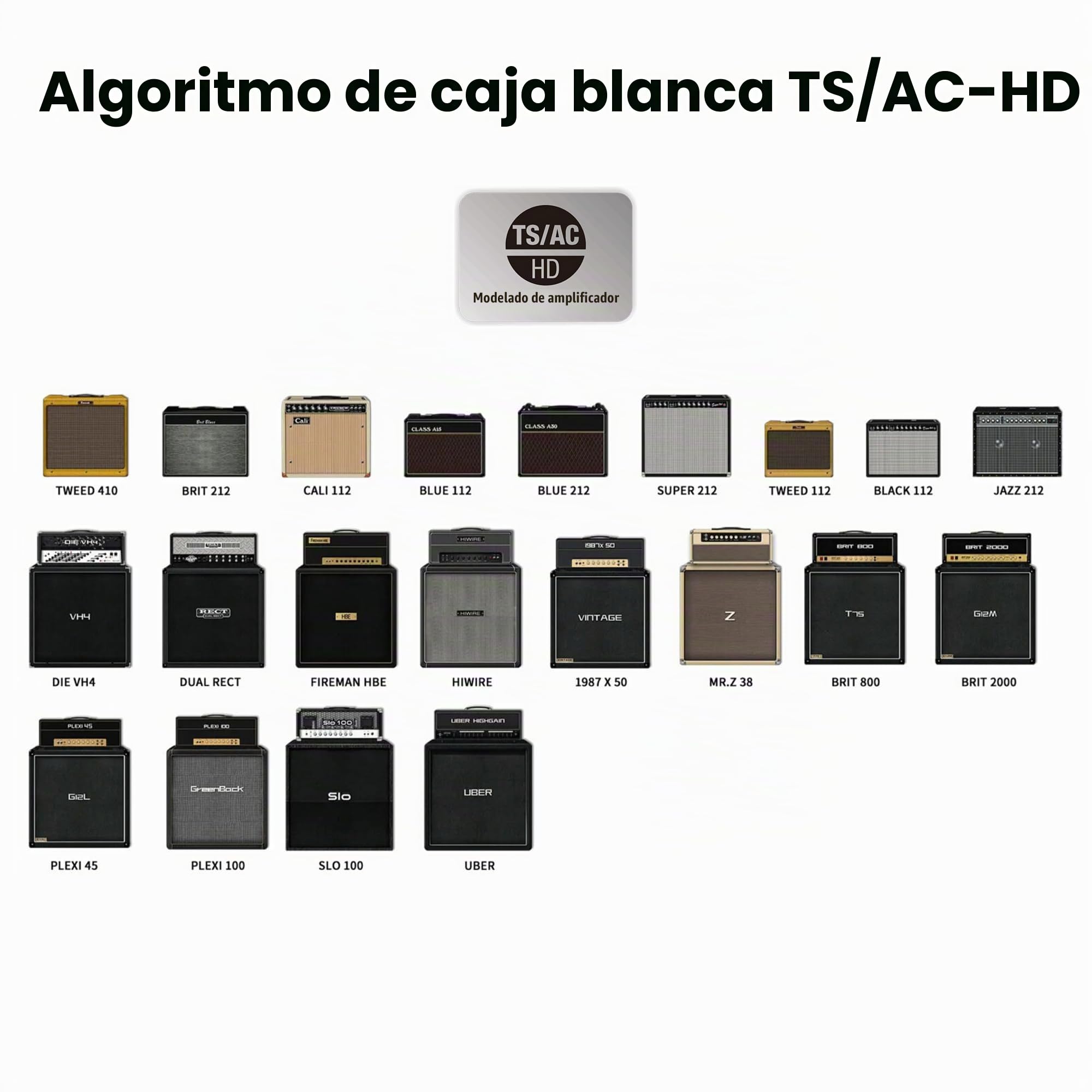 NUX MG-101 - Pedal de efectos múltiples, 25 modelos de amplificador clásicos, 512 muestras de resolución IR, 46 efectos, transmisión en directo fácil