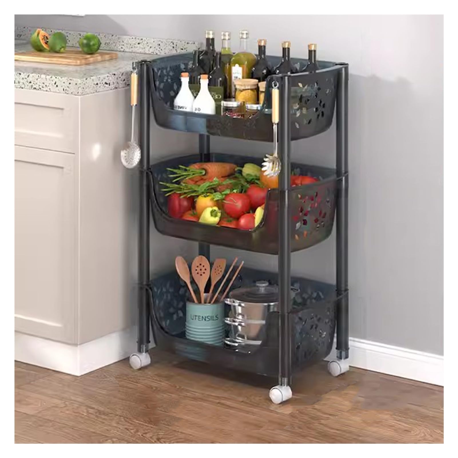 Organizador para el hogar de fácil montaje ideal para mantener tus verduras frescas en orden