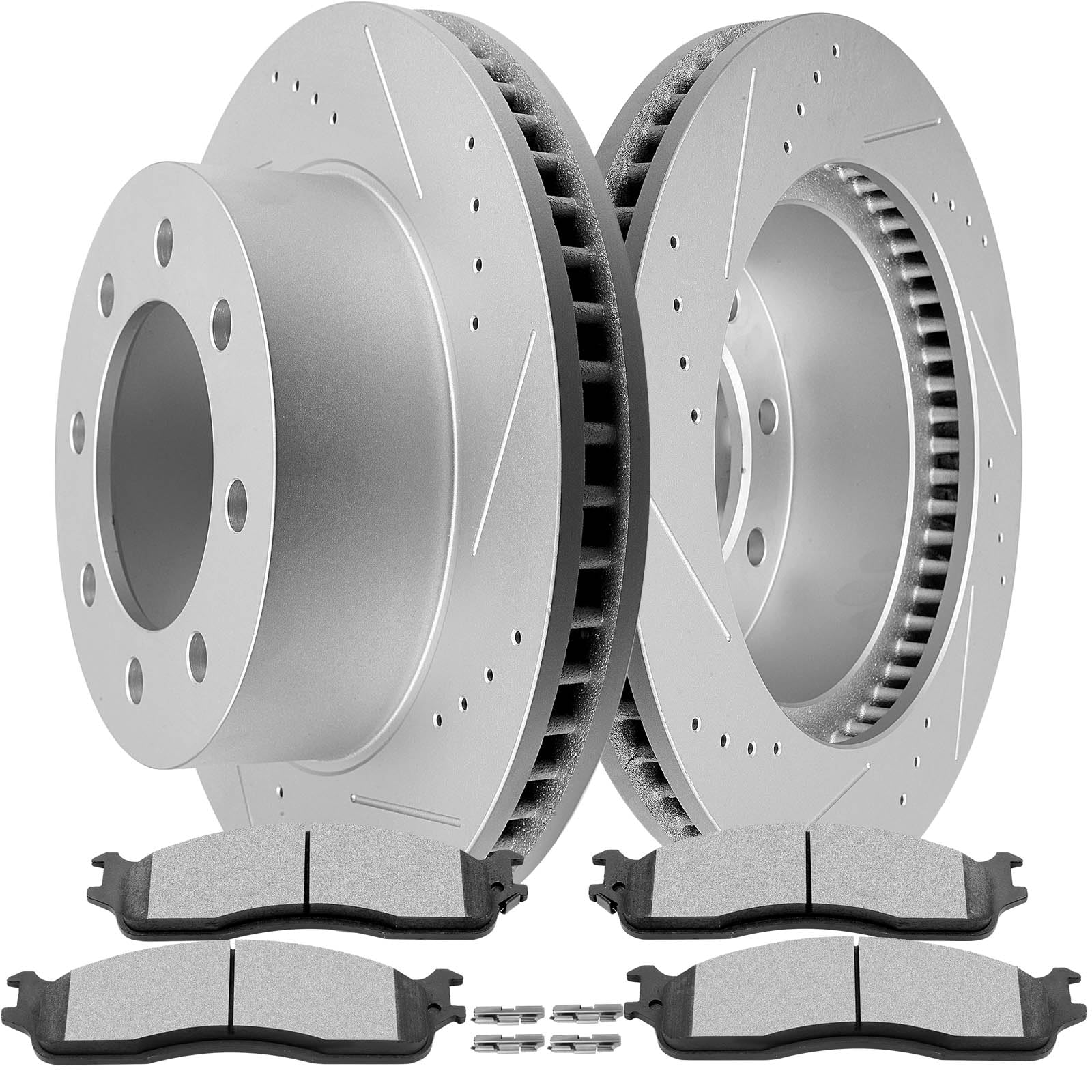 SCITOO Front 13.89" Brake Pads and Rotors Kits Brakes Kit:53012;D965