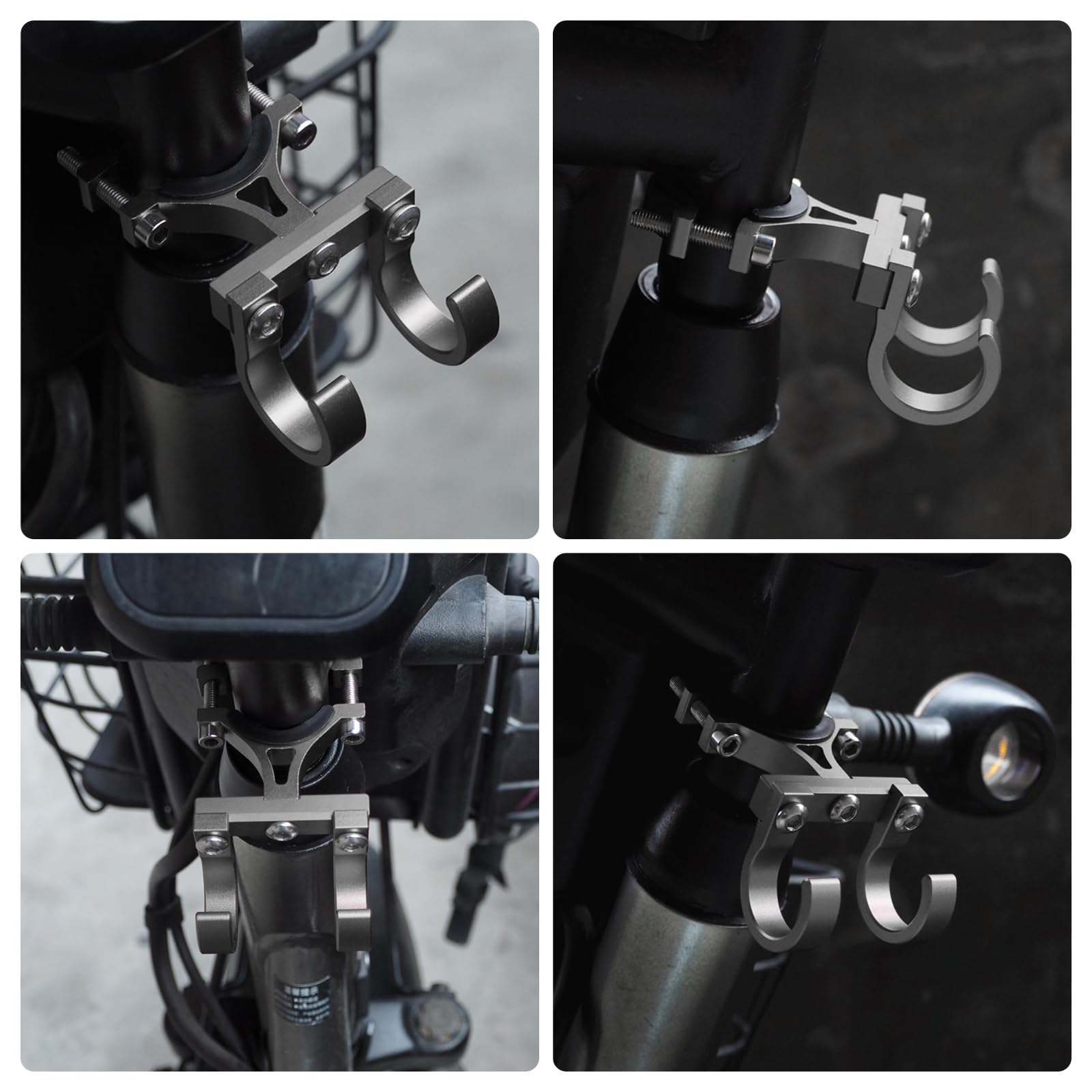 AugustknowU Hakenaufhänger Für Roller - Aluminium Helmhaken Ersatz