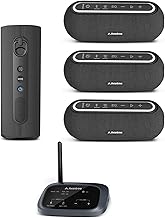Avantree Harmony A2 & A1 Solo Bundle - Auracast Speaker System for Whole-Home Audio, 100m Range, Expandable Setup, 3 EQ Modes for TV & Music