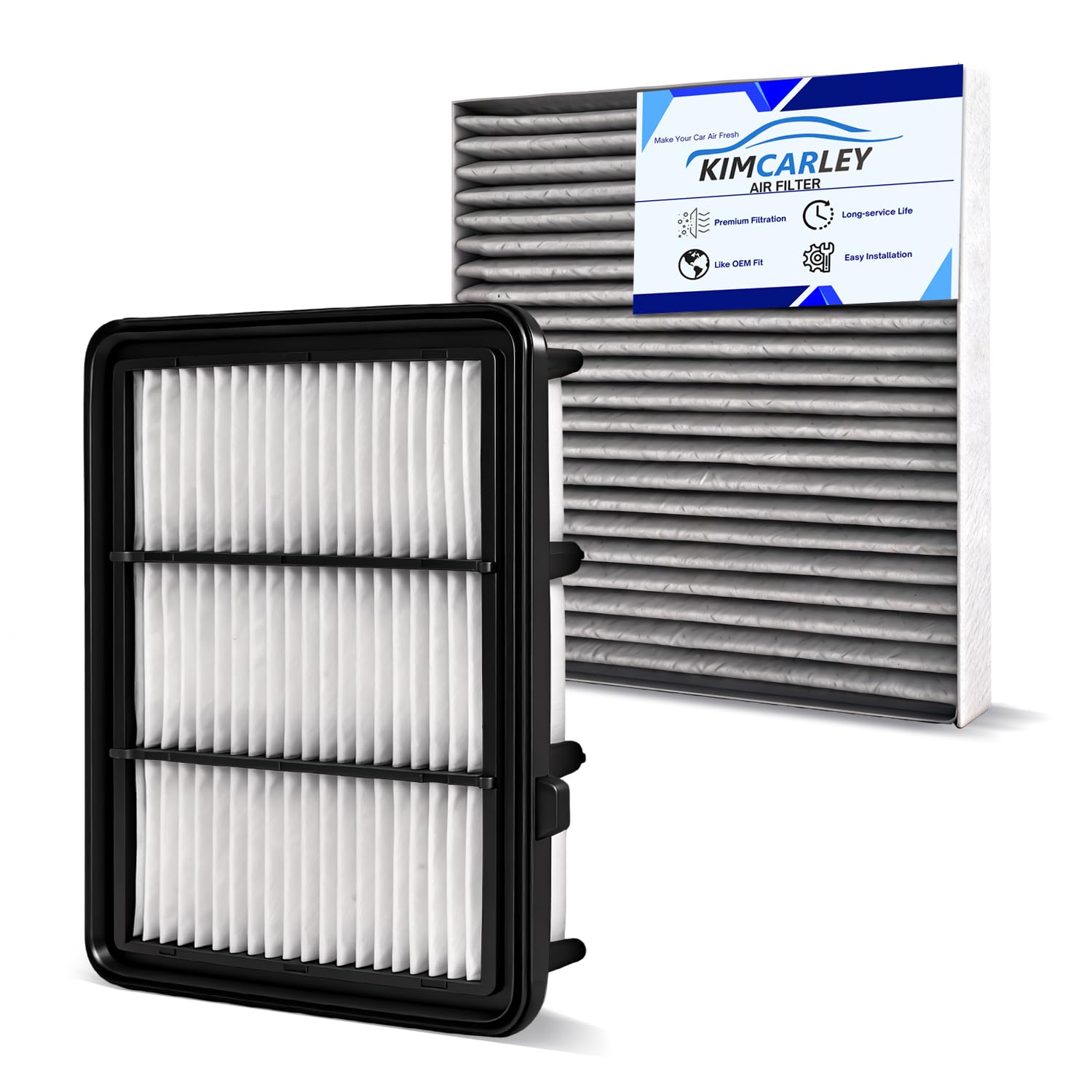 Cabin &amp; Engine Air Filter Set Accessories for Honda Accord (Gas Only, L4 1.5L) 2018 2019 2020 2021 2022 Activated Carbon Automotive Engine Cabin Air Filter Replacement for CF10134 CA12290