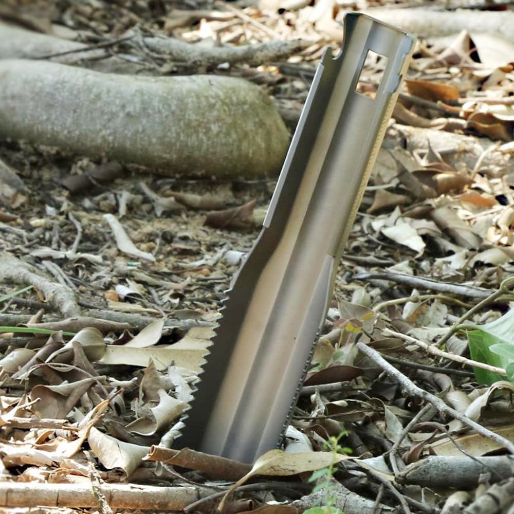 DONGKER Backpacking Potty Trowel,Titanium Hand Shovel for Hiking Camping Survival Bags - Image 5