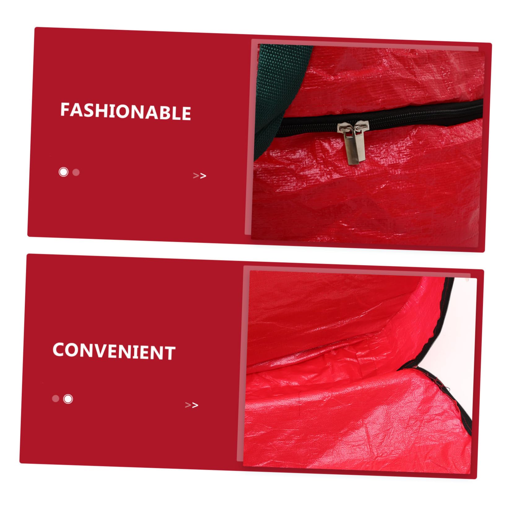 PRETYZOOM 2 Pz Borsa Porta Ghirlande Custodia per Ghirlande Natalizie Ghirlanda di Halloween Custodia Appendini per Ghirlande per Porta D'ingresso Borsa Ghirlanda di Natale Rosso