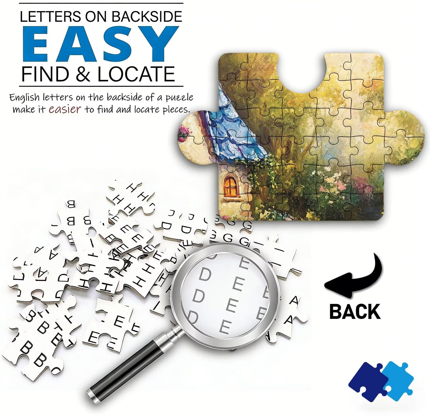 Puzzle 1500 elementów, drewniane puzzle dla dorosłych – Impossible Puzzle 87 x 57 cm niffy gra myśleniowa dla kobiet i mężczyzn, gra rodzinna na wieczory z grami, prezent dla kobiet, komiks, kabina 2