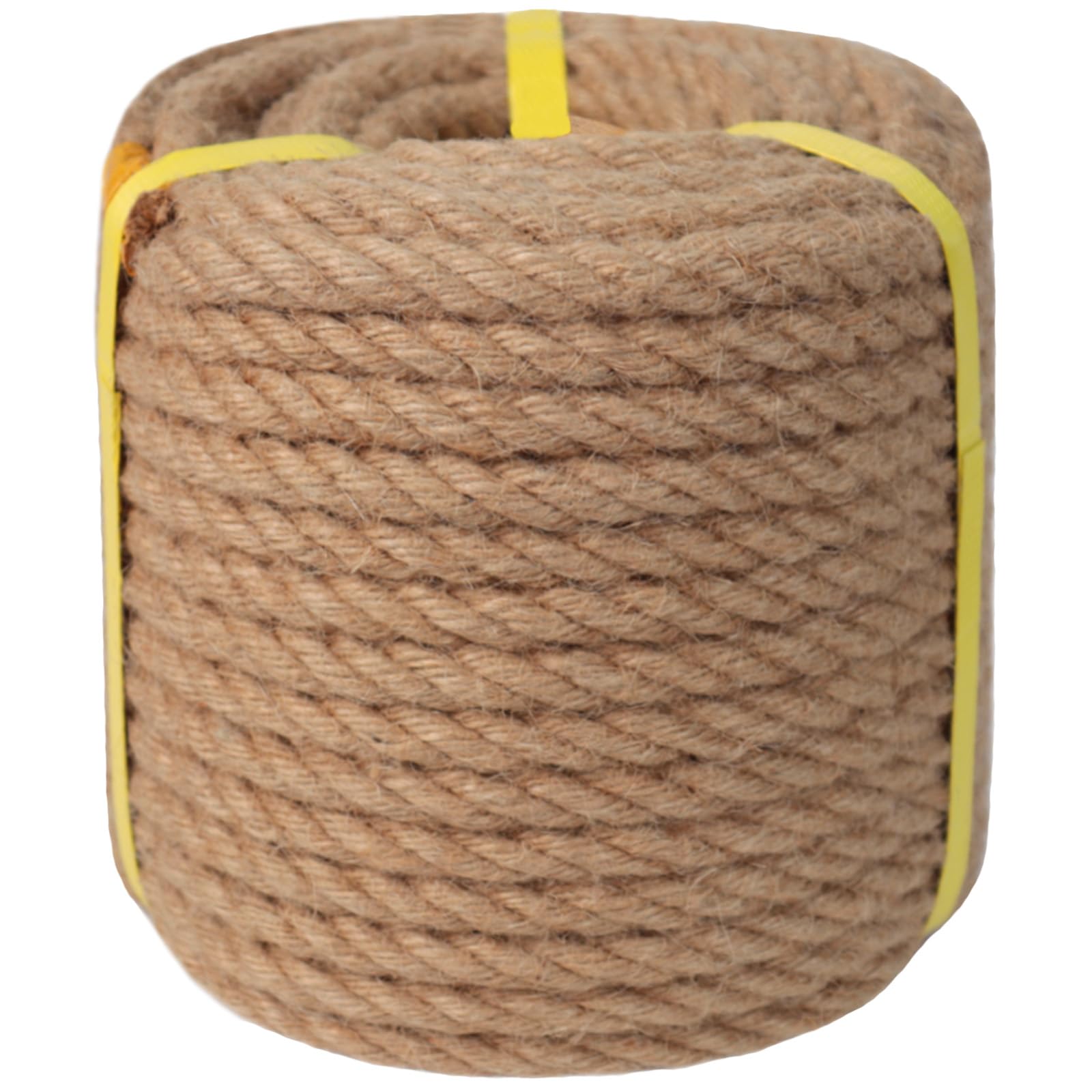 Crayza Brown Twisted Manila Rope (1/2 In X 100 Ft) Jute Rope Natural Hemp Rope For Crafting, Cat Scratching Post, Diy Projects