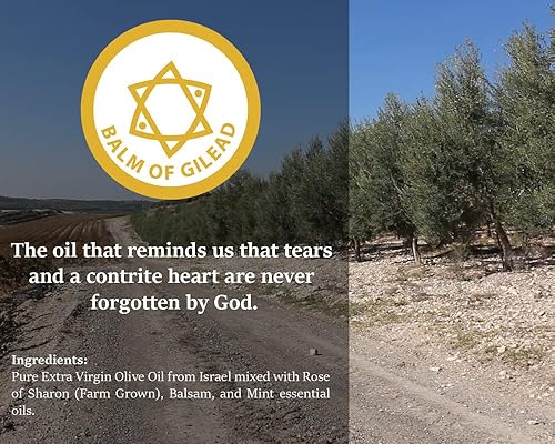 Miniatura 4 de Aceite de unción de bálsamo de Galaad de Israel, botellas de aceites espirituales sagrados de Jerusalén bendecidas, hechas a mano con ingredientes