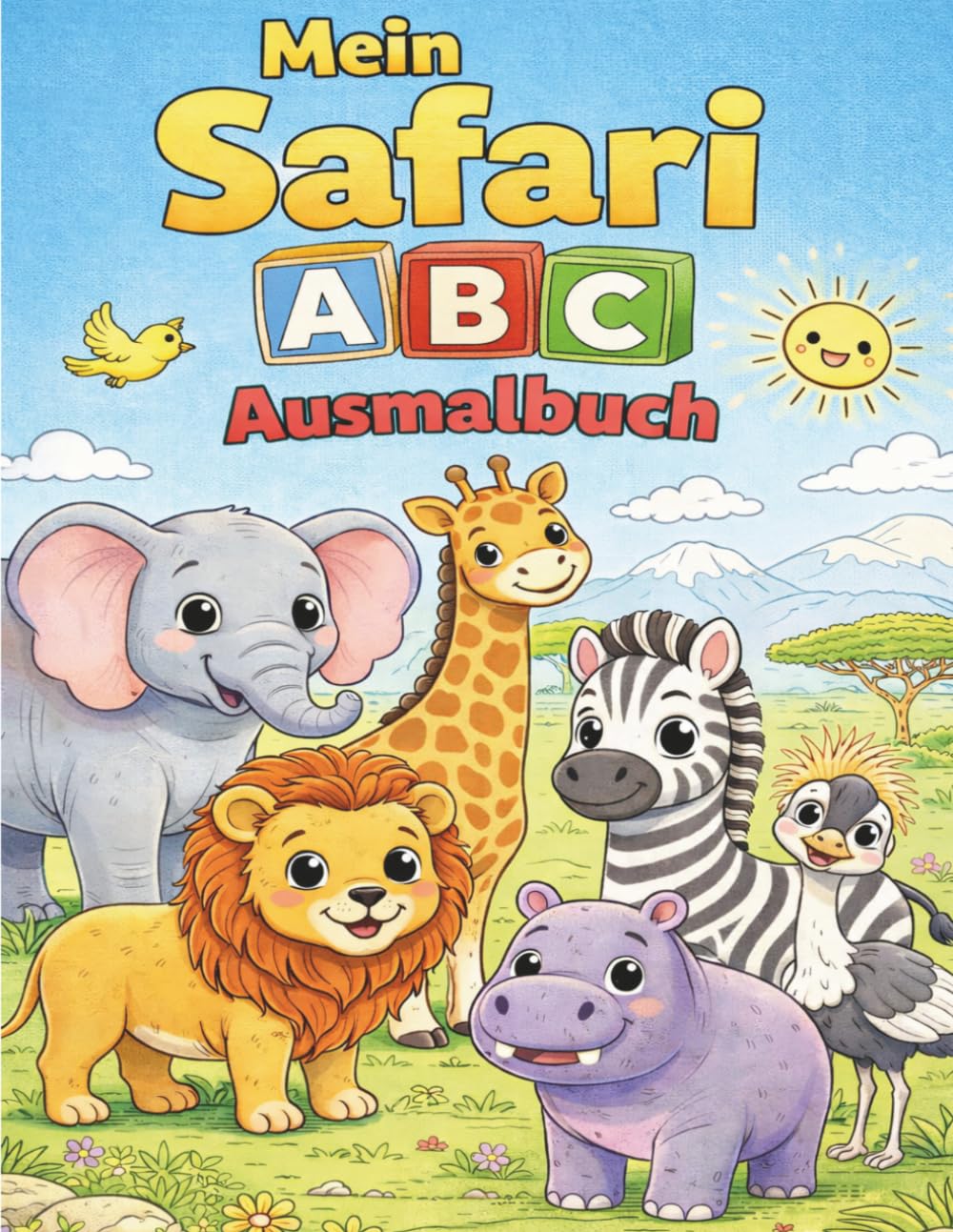Mein Safari ABC Ausmalbuch (Meine ABC Ausmalbücher)