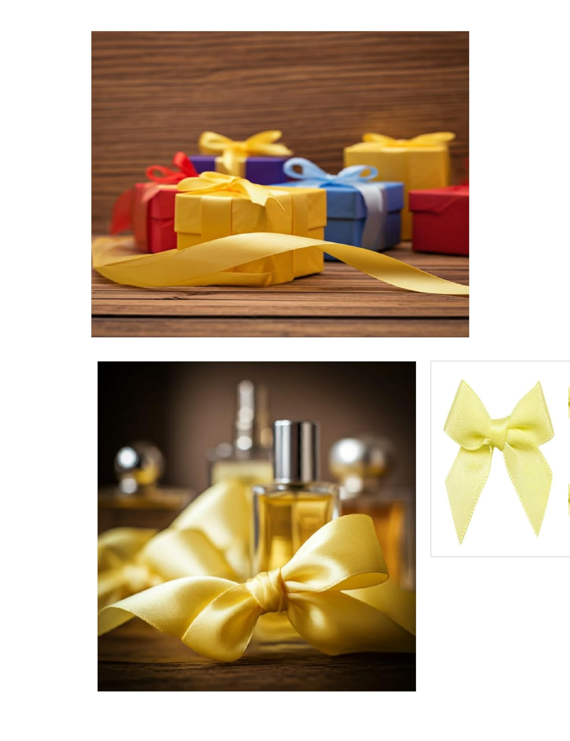 Nastro Satinato Champagne 1cm x 22m – Eleganza per Decorazioni