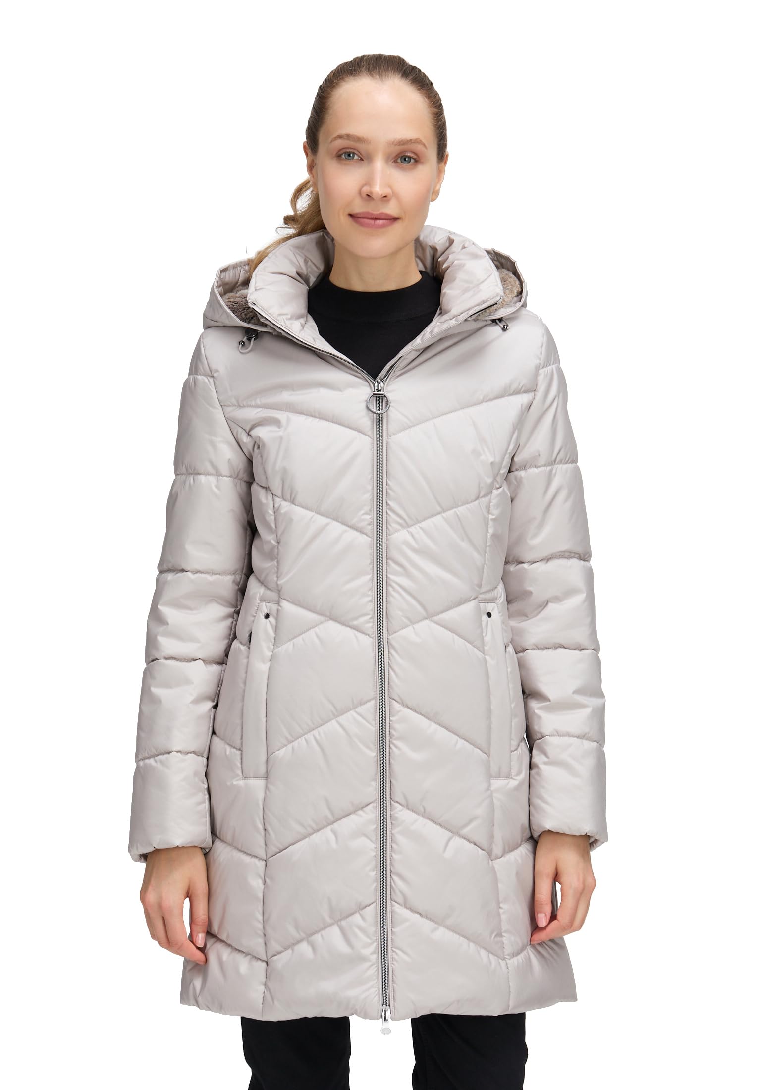 Betty Barclay Damen Outdoorjacke mit Abnehmbarer Kapuze