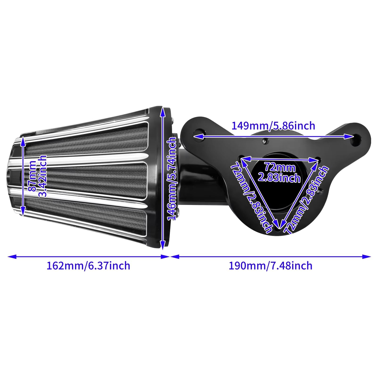 Filtro Aire Motocicleta para Dyna para Softail