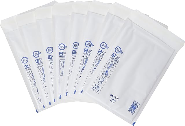 Triplast 170 x 245 mm Bubble Padded Envelope - White (Pack of 20)
