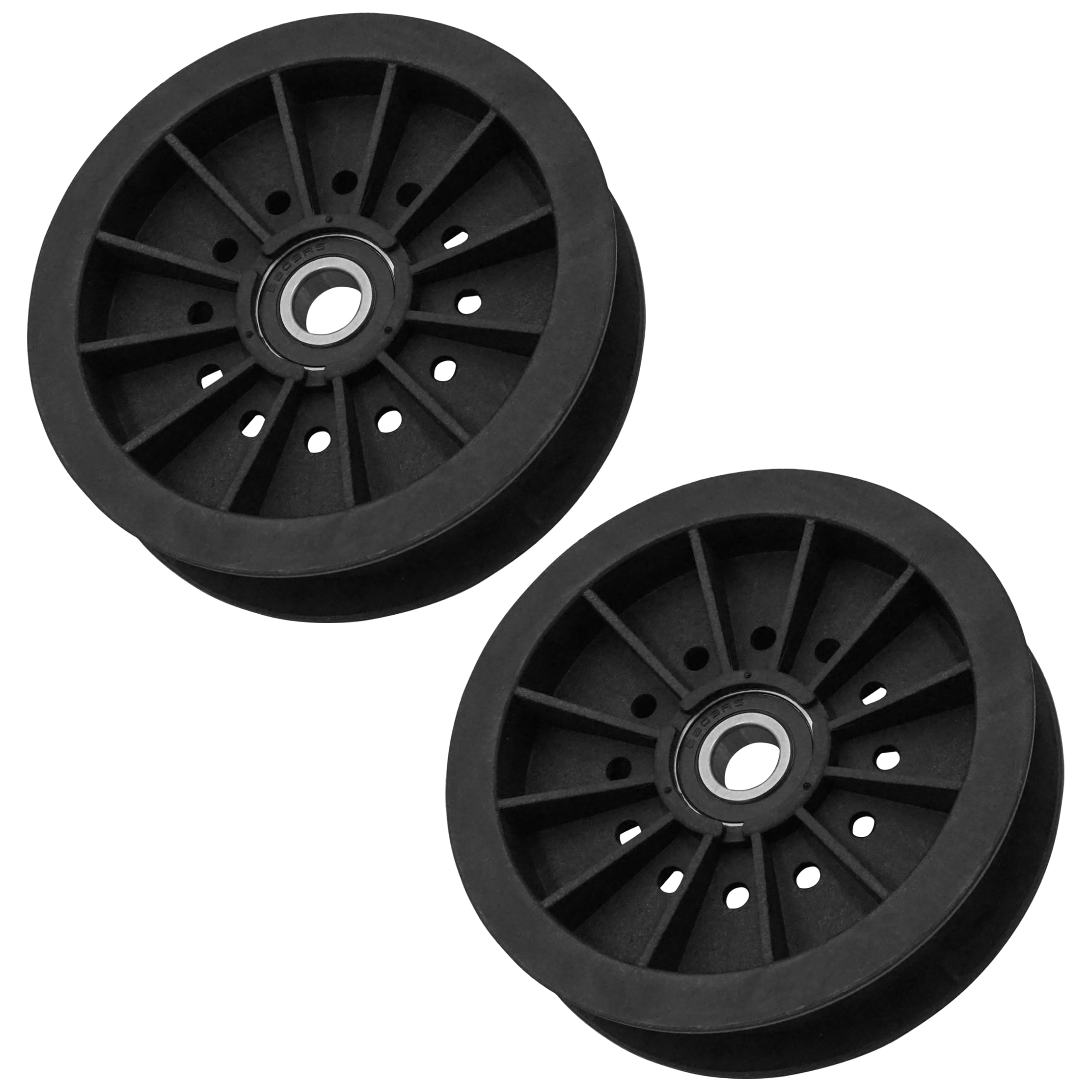 Caltric 36" 42" 48" 54" 60" Deck Pulley Compatible with Hustler FasTrak 109-0977 784504