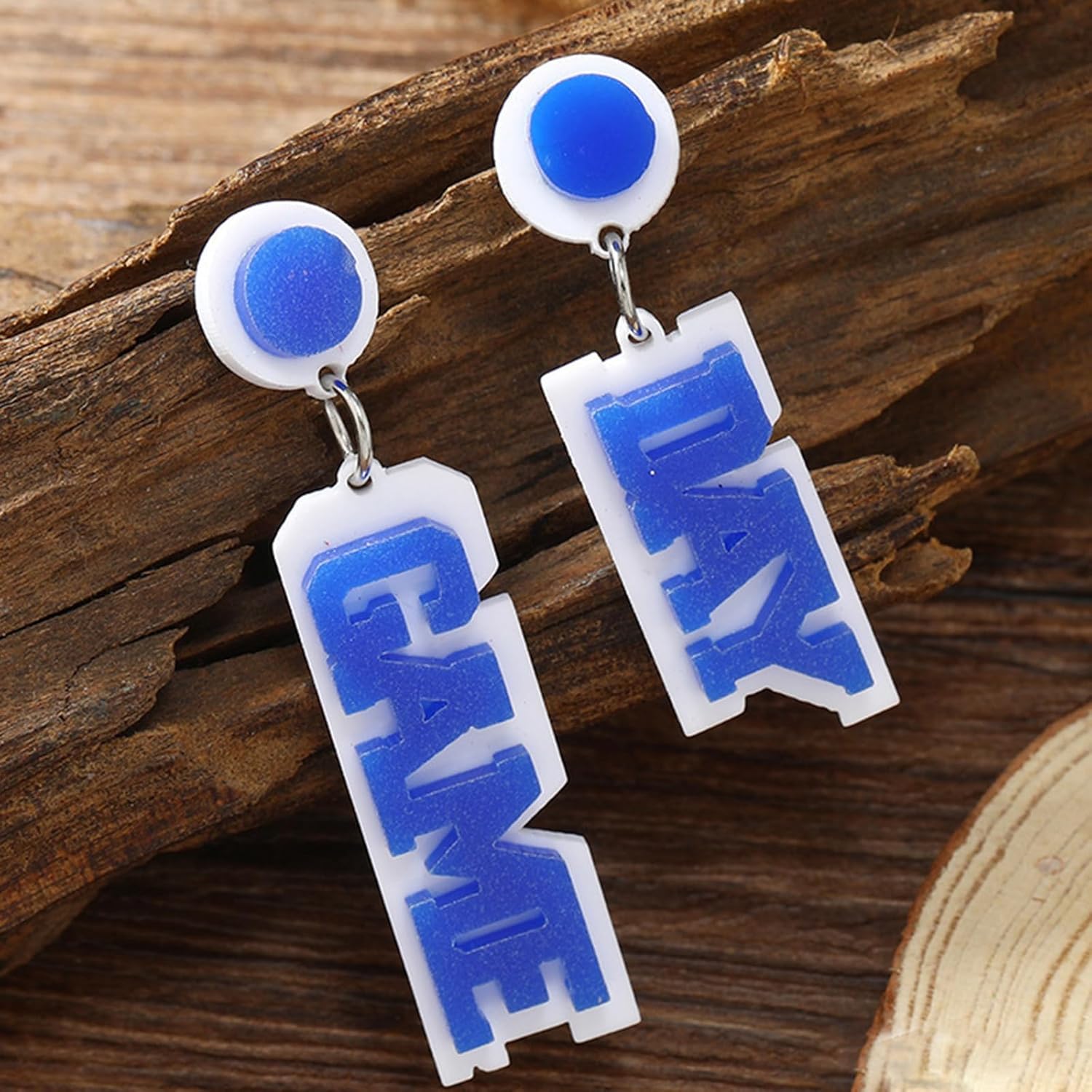 Football Earrings for Women Game Day Earrings Dangle Sports Lover Jewelry Bow Football Gift for Women Fans - Image 5