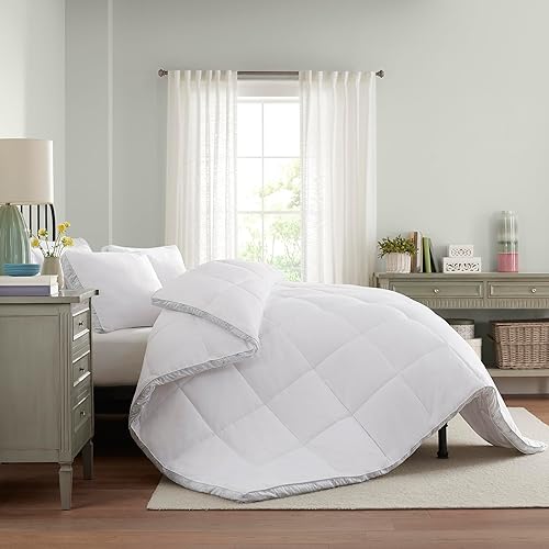 Miniatura 4 de Laura Ashley 32182 Sageston - Edredón con refuerzo, tamaño King, California King, con tecnología de enfriamiento alternativa, lavable a máquina,