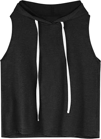 Remidoo Women Sleeveless Hoodie Workout Tie Dye Tank Tops Gym Athletic Activewear
