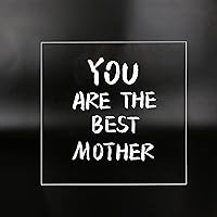 Vista 6 de YSTIME Hoja acrílica transparente de plexiglás de 12 x 12 pulgadas, tablero acrílico transparente con papel protector para manualidades, marco