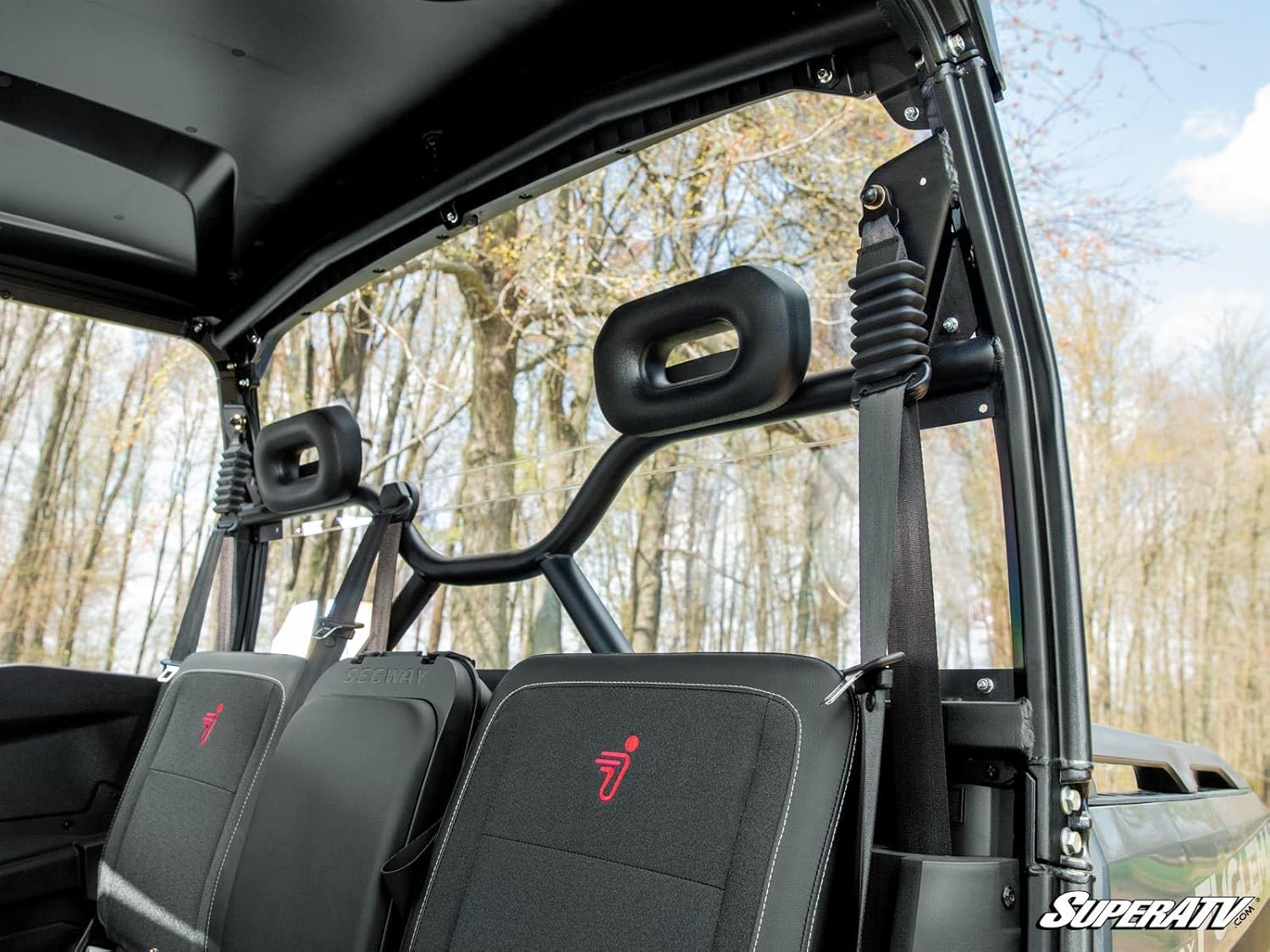 SuperATV Segway Fugleman UT10 Rear Windshield | Standard Cab