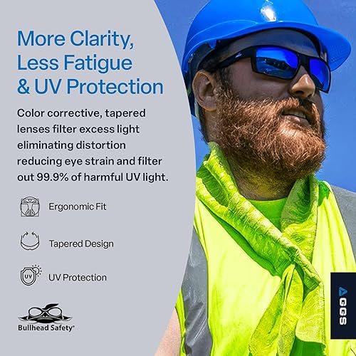 Miniatura 6 de Bullhead Safety Sawfish - Gafas para sala de cultivo con lentes bloqueadores HPS, protección ocular completa para uso en horticultura y jardinería