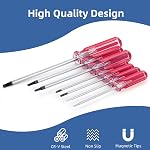 7 Pcs Triangle Screwdrivers Set (1.4/1.8/2.0/2.3/2.7/3.0/4.2mm) Magnetic Y Shape Driver Tool Kit for Fixing Electronic Toys Household Electrical Appliances Repairs