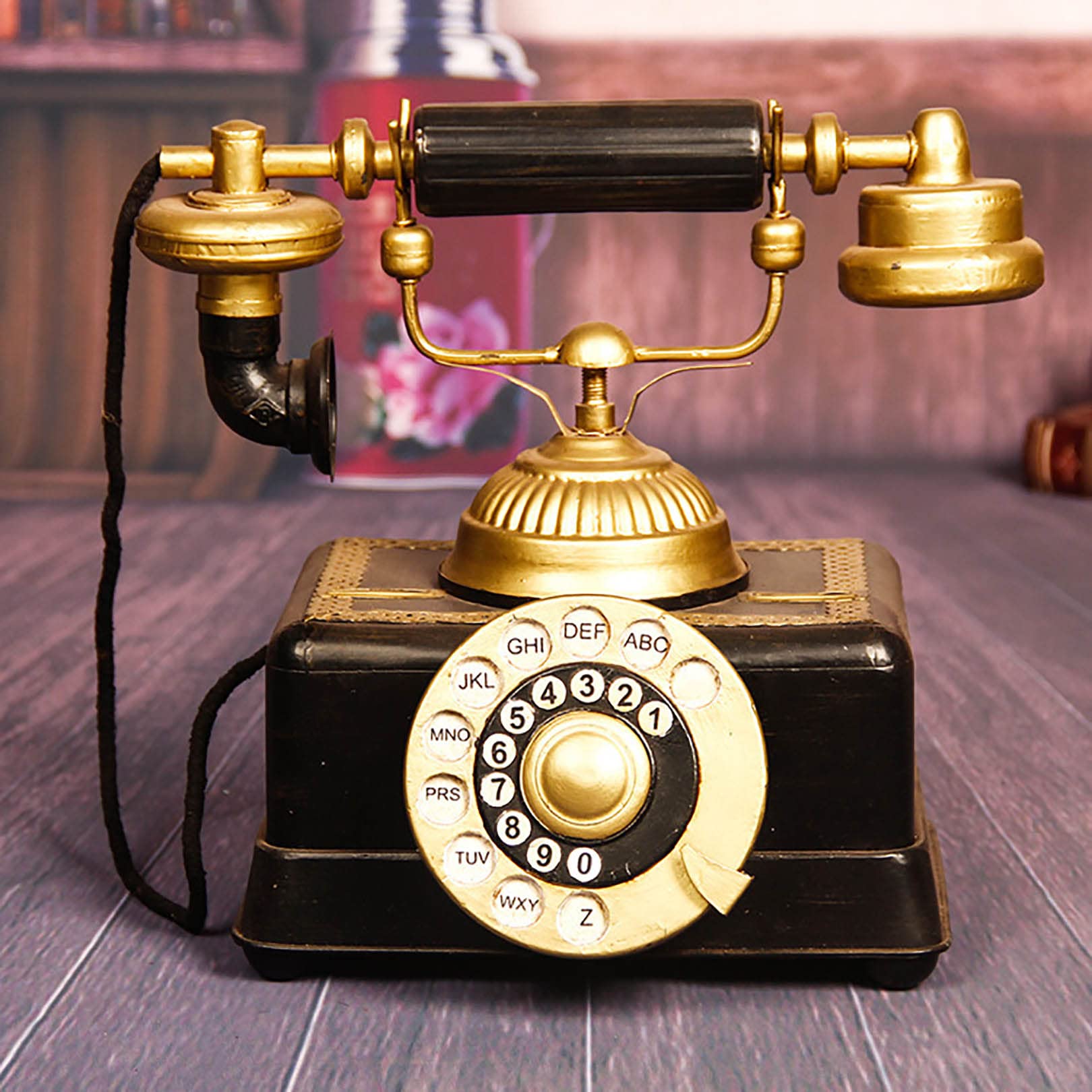 Téléphone mural décoration vintage statue antique pour habiller vos murs
