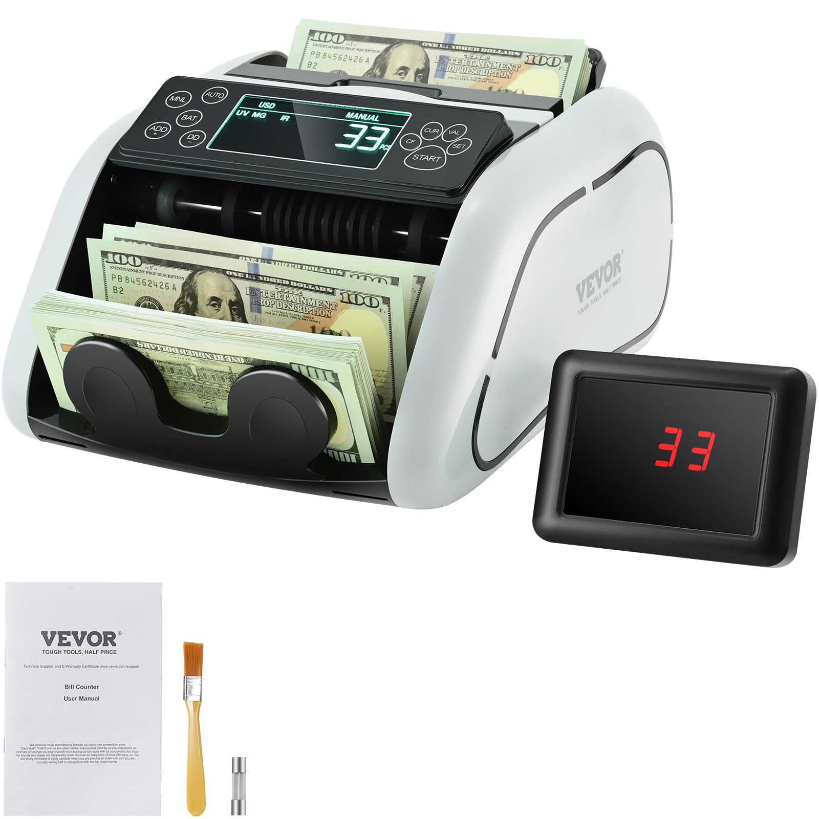 Amazon.com : VEVOR Money Counter Machine, Bill Counter with