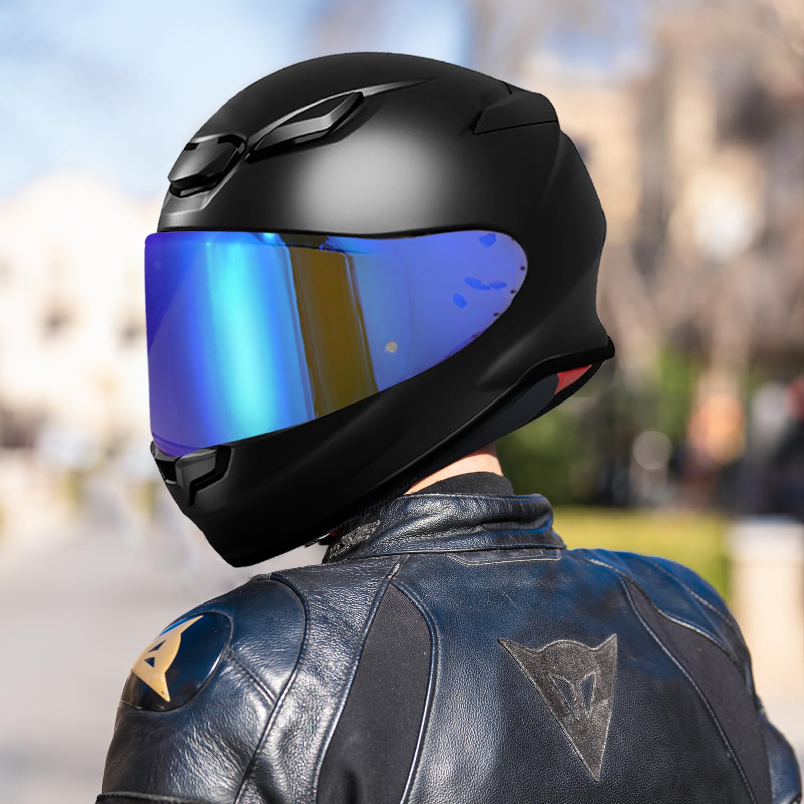 Visera Casco Moto Reemplazo para Z8 NXR2 RF1400 RF-1400 CWR-F2 | Lente de Casco de Protección contra el Viento para Motocicleta,Accesorios para X15 X-Fifteen X-SPR Pro CWR-F2R