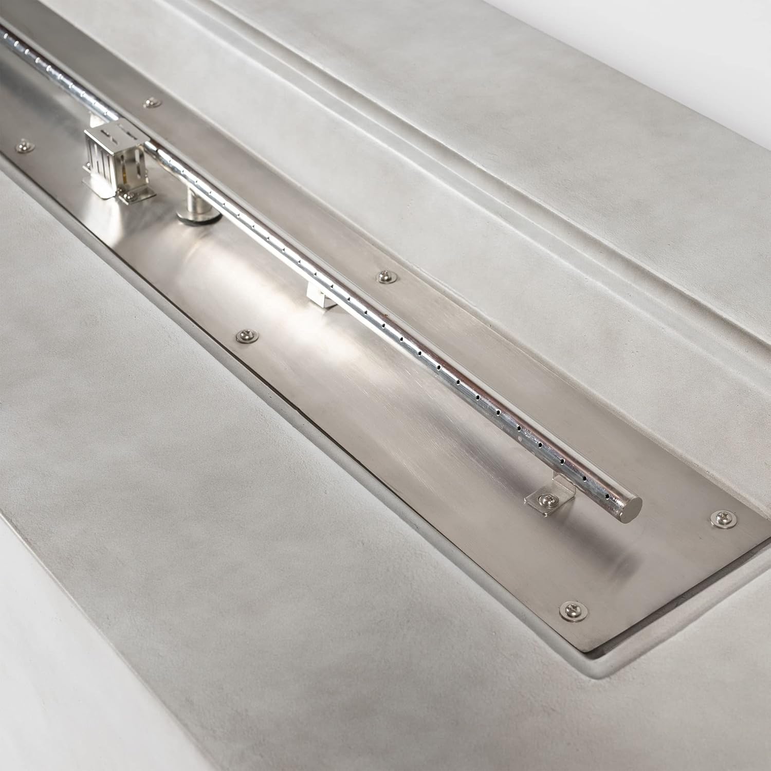 70inch Concrete Large Fire Pit Table