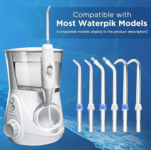 Miniatura 40 de Puntas de repuesto para irrigador dental Waterpik (6 puntas de ortodoncia)