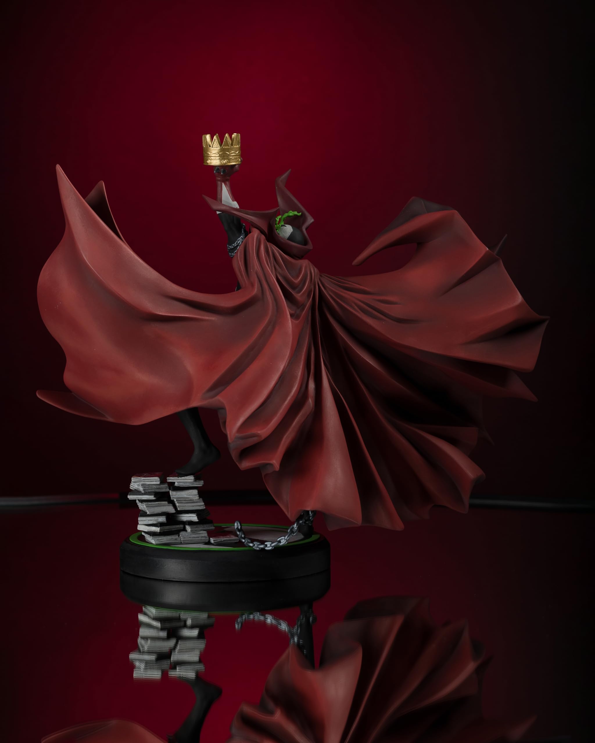 McFarlane Toys - Spawn #301 di Todd McFarlane (Nero Bianco & Rosso All Over) Statua in resina scala 1:10