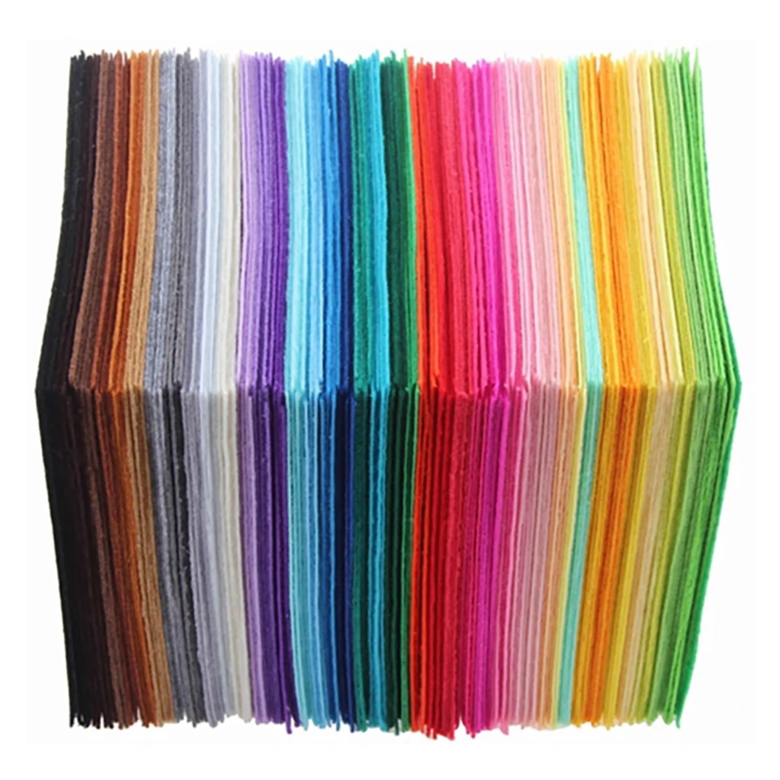 OZLCUA Tissu En Feutre Lot de 40 pièces feutrine douce et non tissée 15 x cm for loisirs créatifs couture. Couleurs assorties