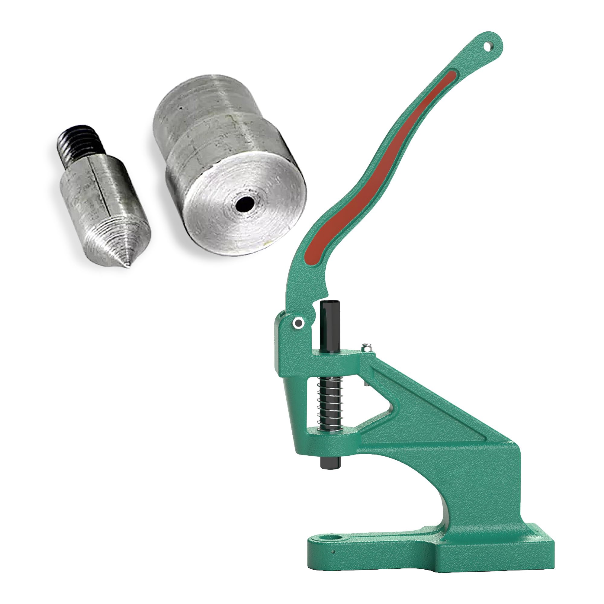 WedDecor Universal The Green Machine Hand Press with Hole Cutting Die, Perfect for Clothing, DIY Leathercrafts Projects, Belts, Bags, Handbags, Purses, Shoes, 2mm
